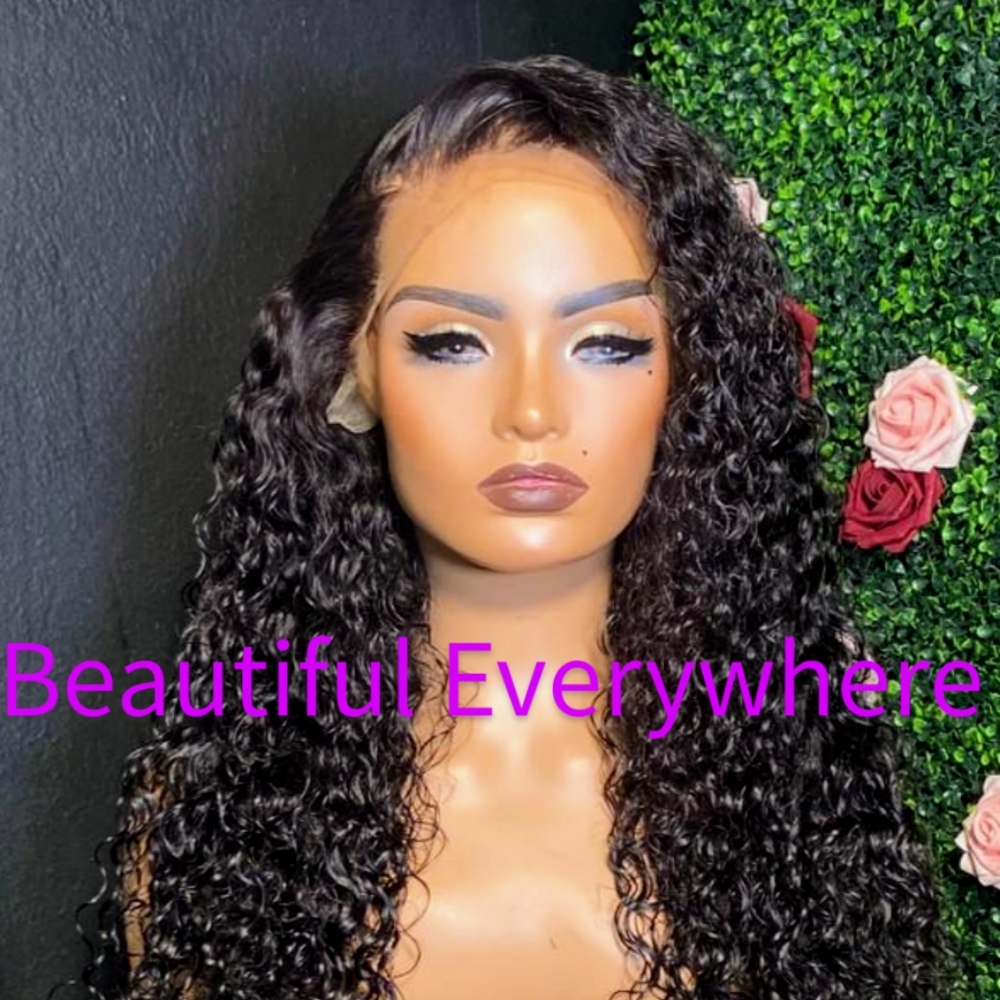 Human hair lace wig